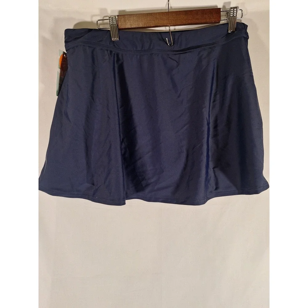 BeautyIn Swim Skirt‎ UPF 50+ XL Blue Swimsuit Bottom Cover-Up New With Tags